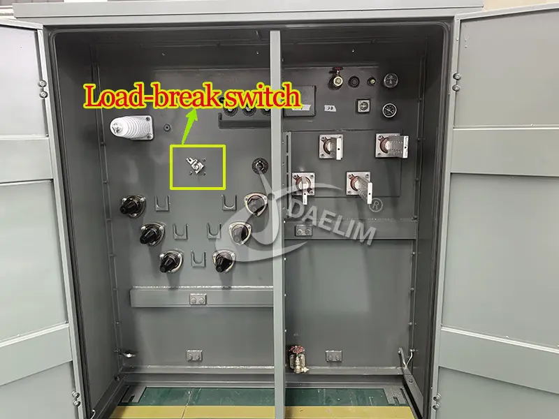 transformer with load break switch