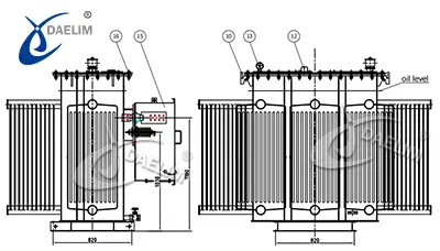 1200 kVA Transformer Drawing