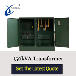 150 kVA 3 phase pad mounted transformer