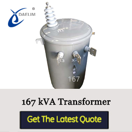 167kva 1 phase transformer
