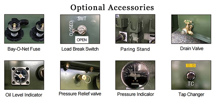 225kva pad mounted transformer accessories