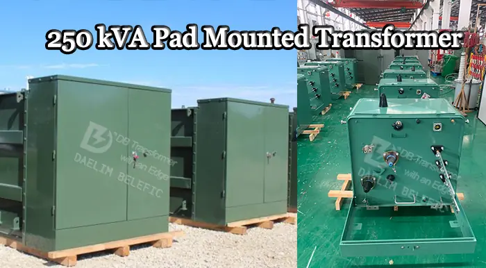 250 kva pad mounted transformer