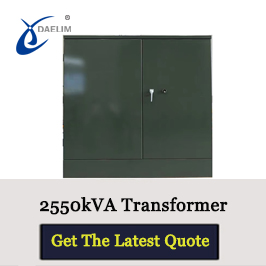 2550 kVA 3 phase pad mounted transformer