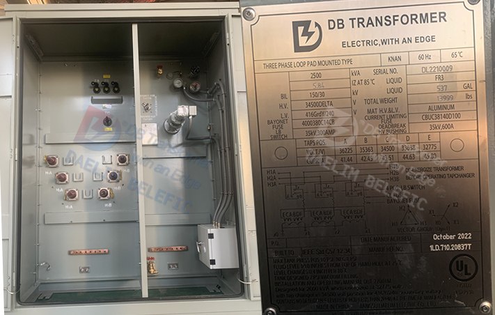 34.5 kv 2500 kva transformer