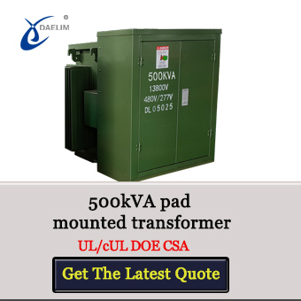500 kva pad mounted transformer