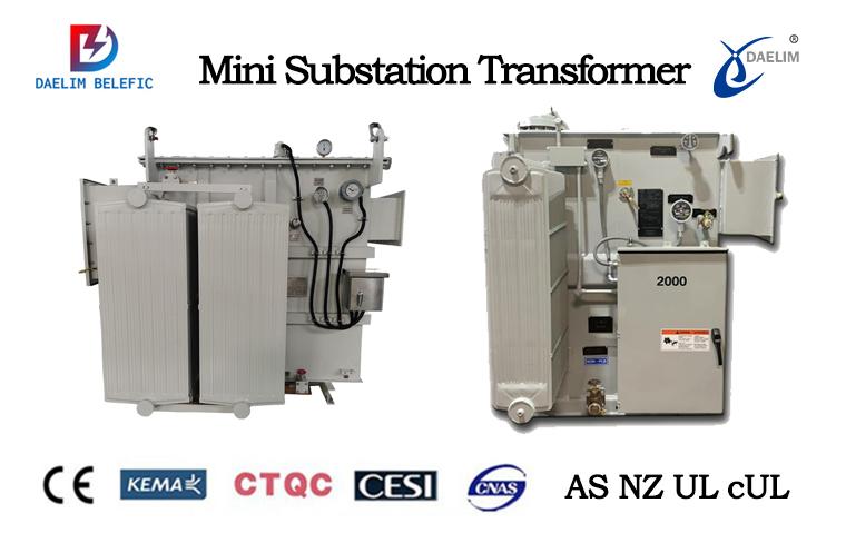 Mini substation transformer