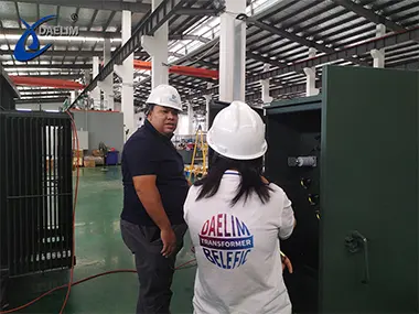 Philippine Customer Embark on Visit to Daelim Transformer Factory