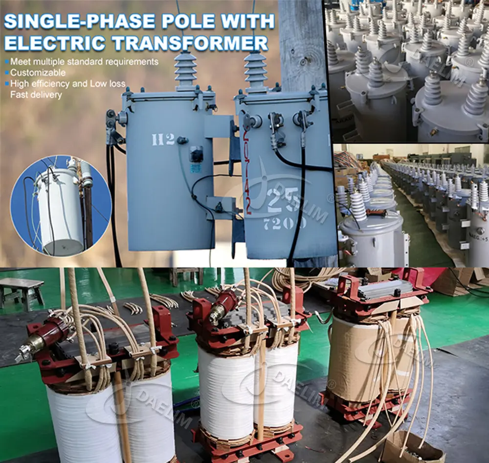 Sinlge Phase Pole Mounted Transformer Structural Features