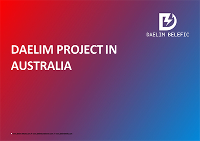 Daelim project in Australia