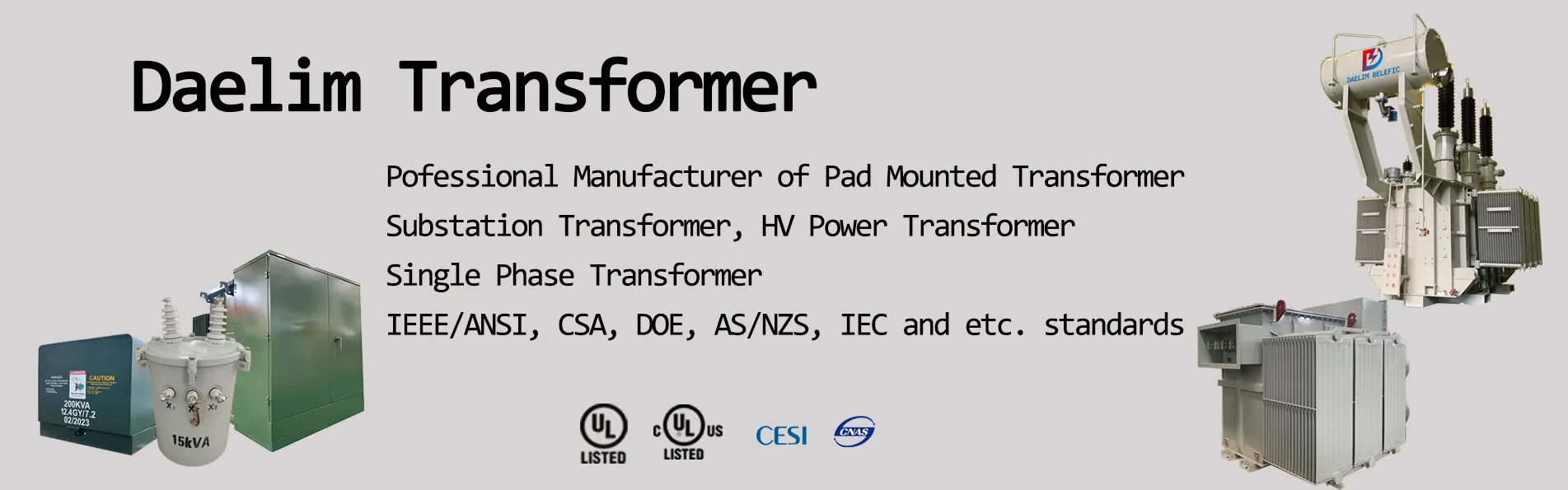 Transformer manufacturer