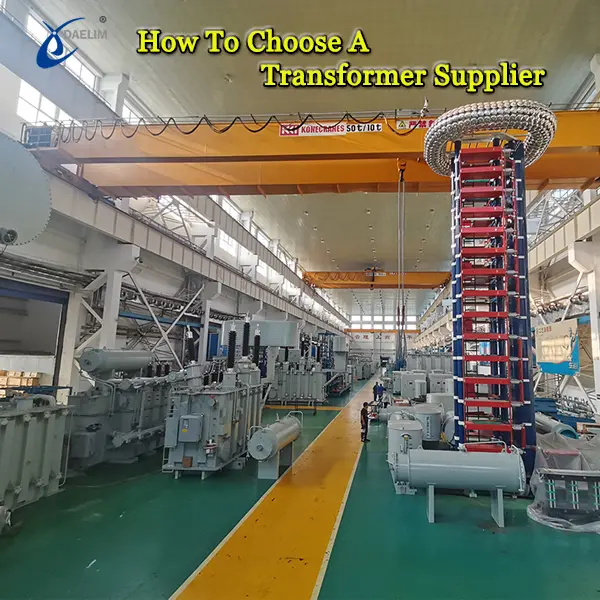 how to choose a transformer supplier