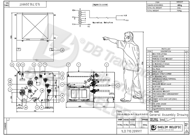 pad-mounted transformer diagram