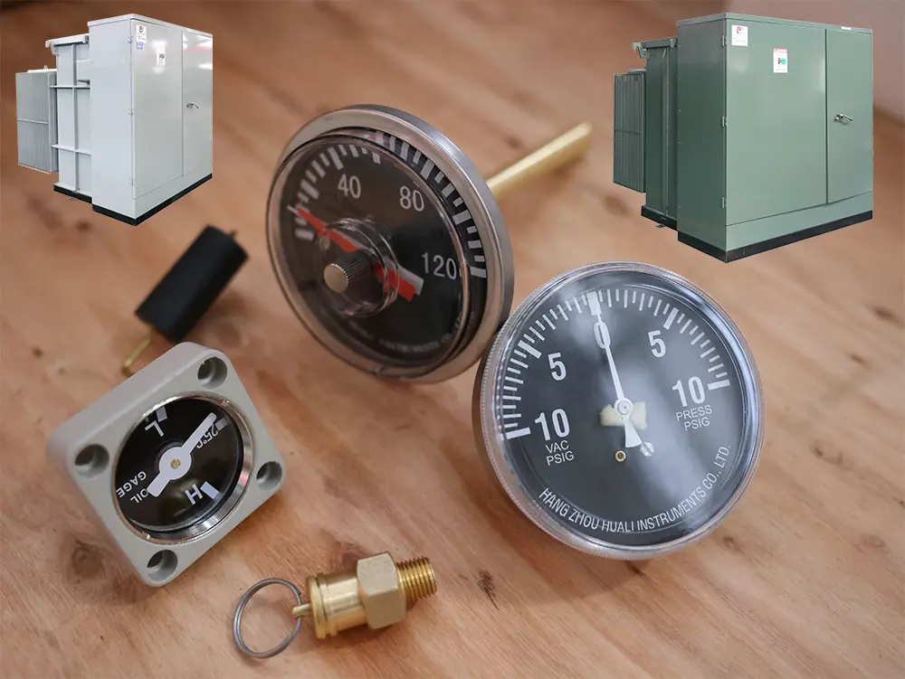 pad mounted transformer gauges indicators valves