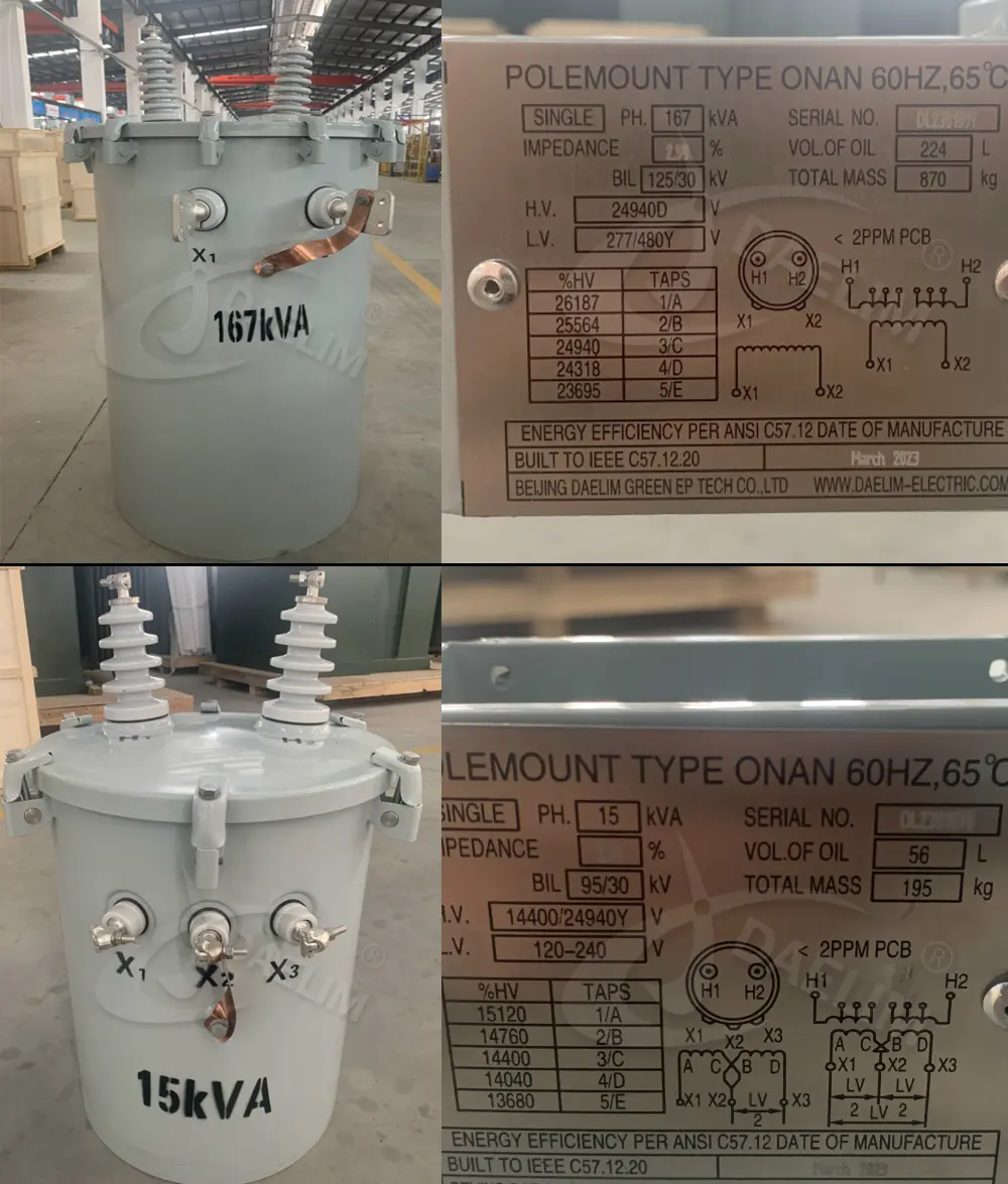 Pole Mounted Transformer Connections