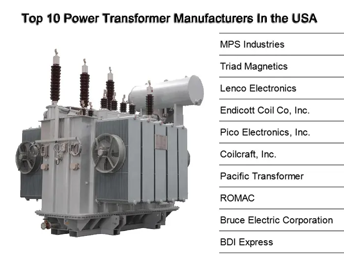 power transformer manufacturers
