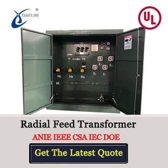 radial feed transformer