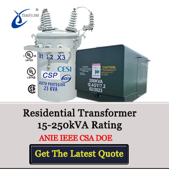 residential power transformer