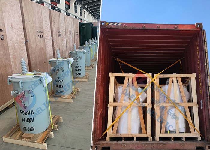 single phase pole mounted transformer packaging