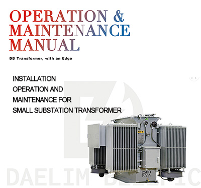 substation transformer operation and maintenance manual