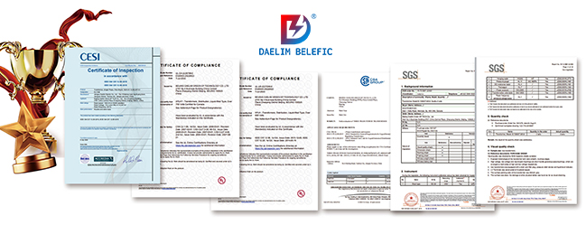 DAELIM Transformer Certificates