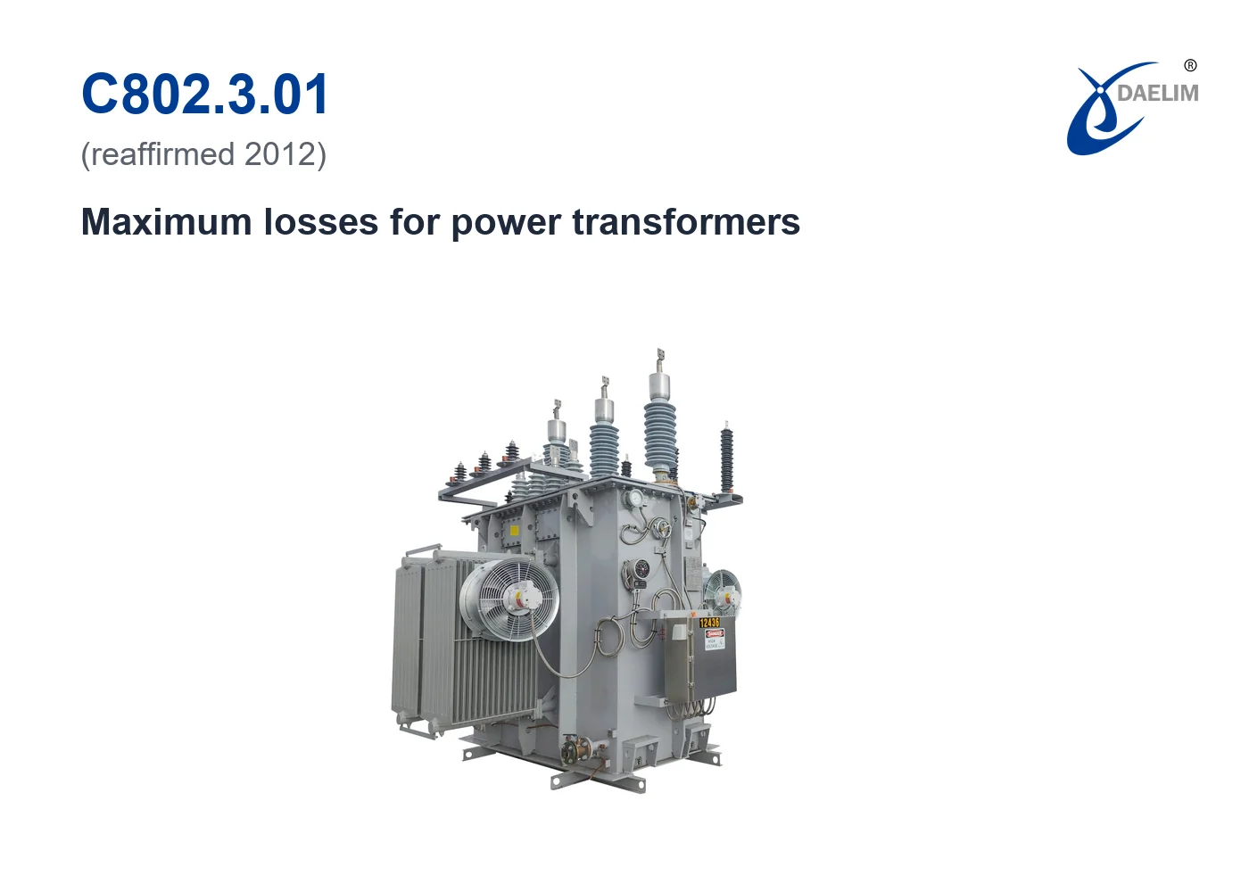 CSA C802.3 power transformer