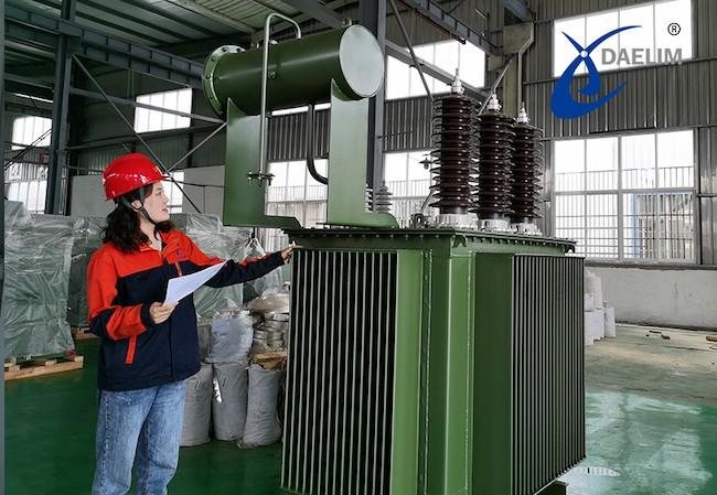 Oil immersed distribution transformer