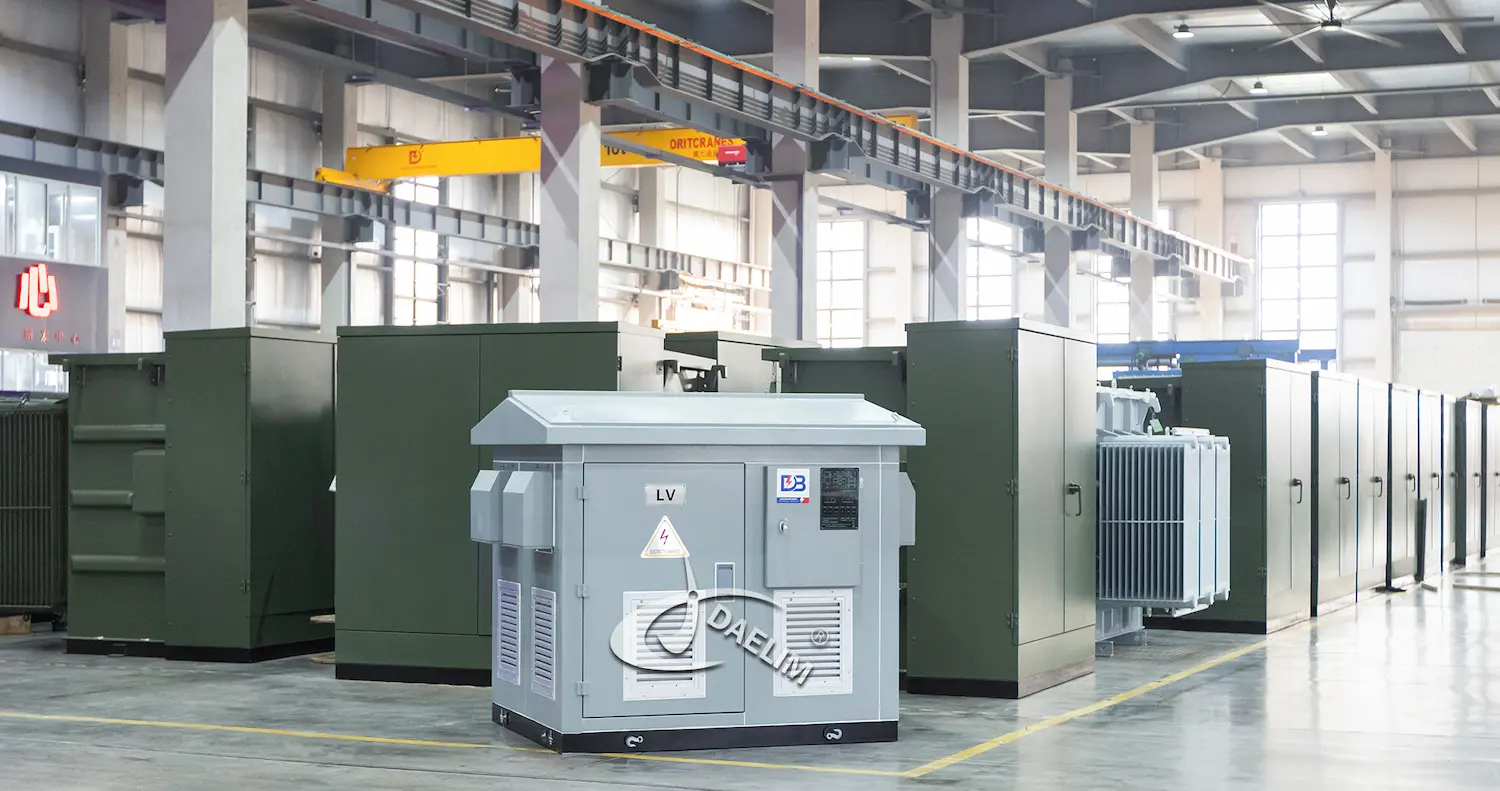 1000 kVA Dry Isolation Transformer in the factory